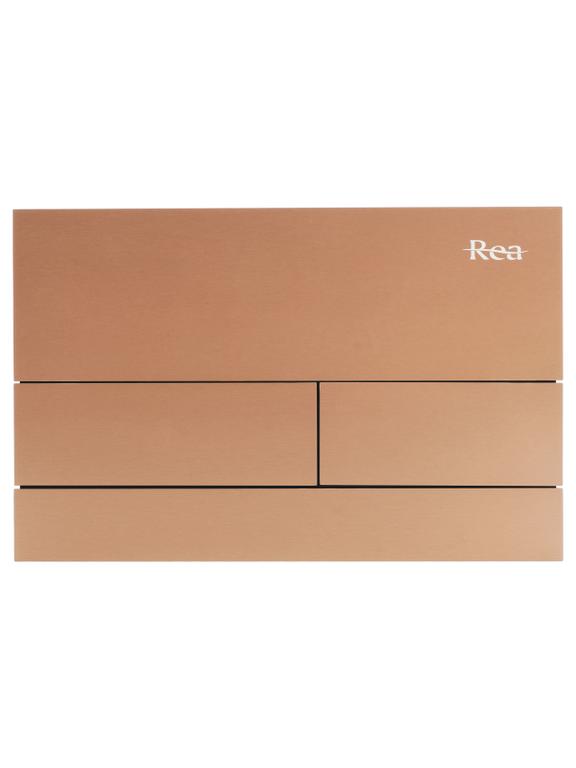 Vajutusnupp WC-eelse seinakomplekti jaoks K011A-Q Rea T Brush Copper/Brushed Rose Gold