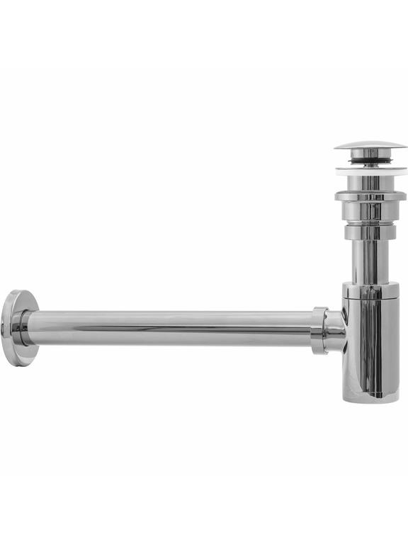 Siphon de lavabo Universel Clic-clac Chrome