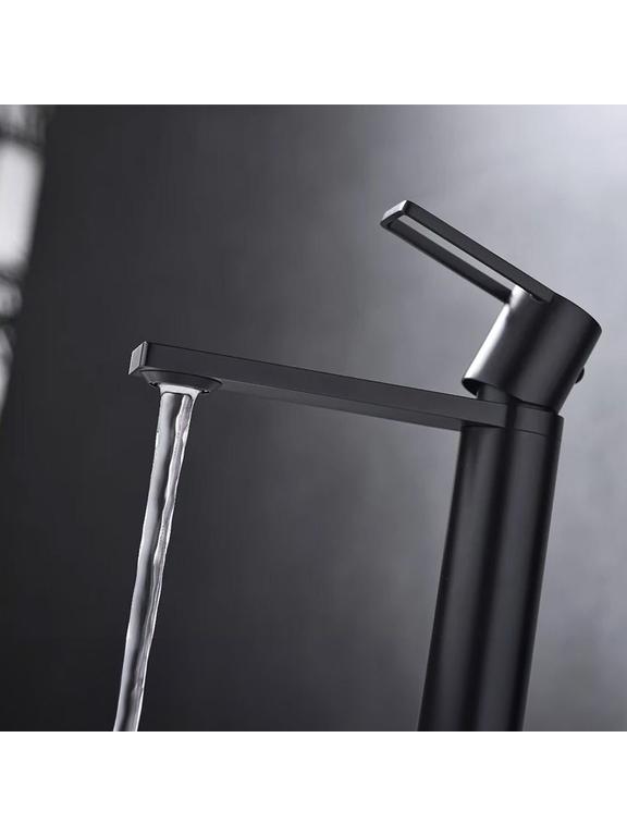Bateria Umywalkowa REA FLIP Czarna Wysoka