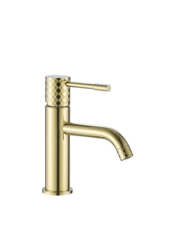 Bathroom faucet Rea Lungo Diamond Gold