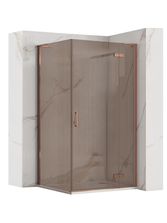 Душова кабіна REA Hugo 80x90 Copper Brush