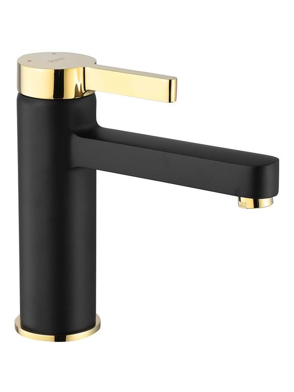 Bathroom faucet REA Polo Black Gold Low