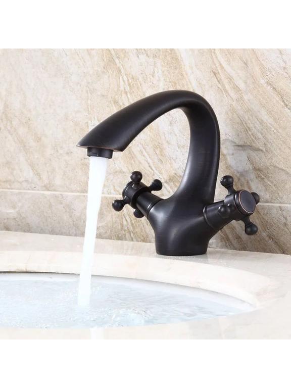 Bathroom faucet Rea Retro Old Black
