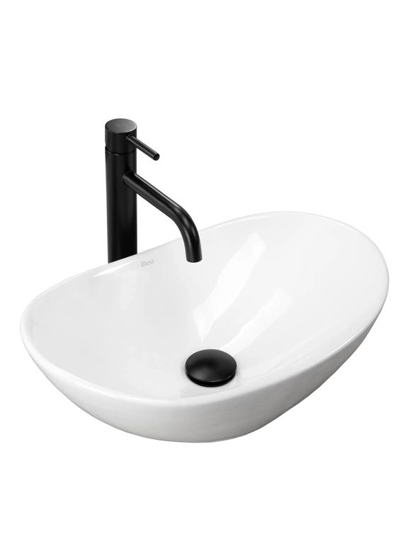 Lavoar pentru blat REA Royal Mini White