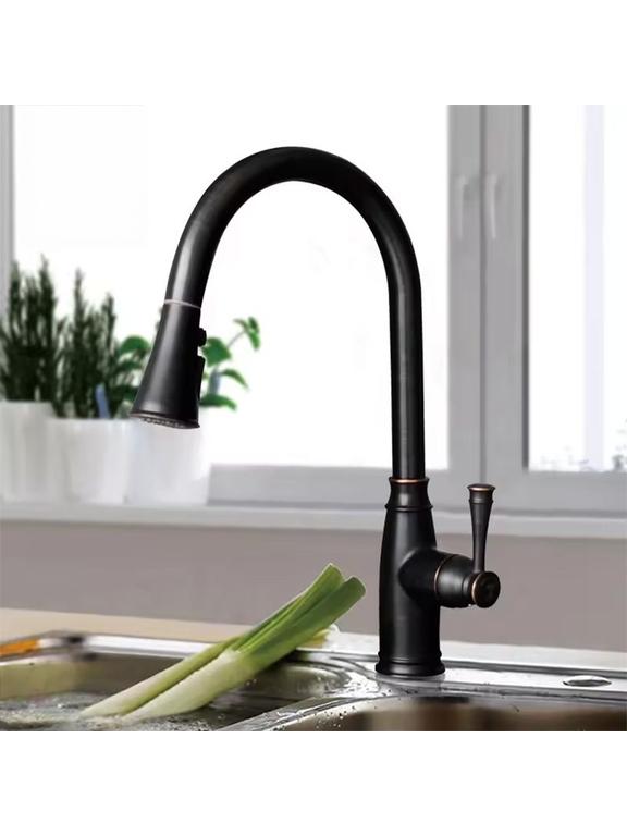 Virtuves maisītājs Rea Deco Black Aged