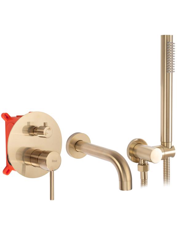 Rea Lungo peitevannisegisti, Brushed Gold + Box