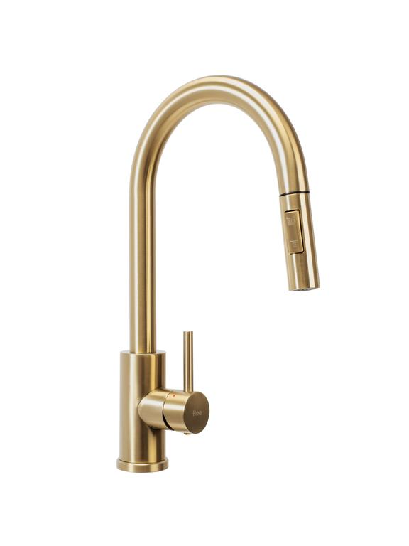 Rea Fresh Gold Brushed virtuves maisītājs