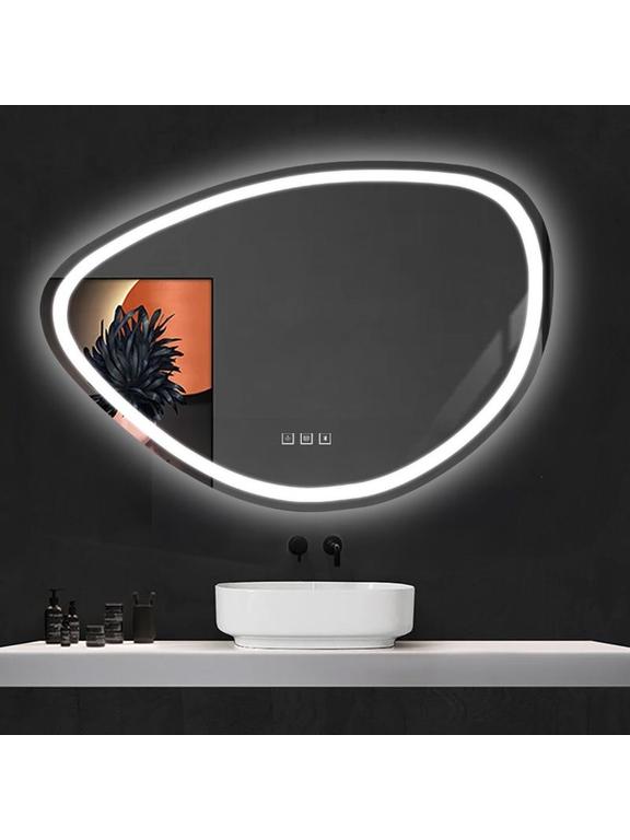 LED sienas spogulis 70x100cm FOG