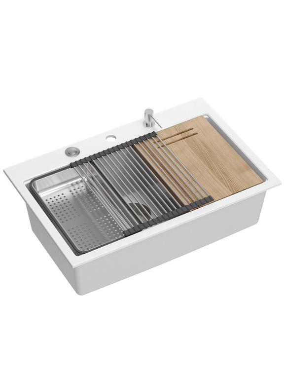 Pia de granito branco MARC 110 WORKSTATION