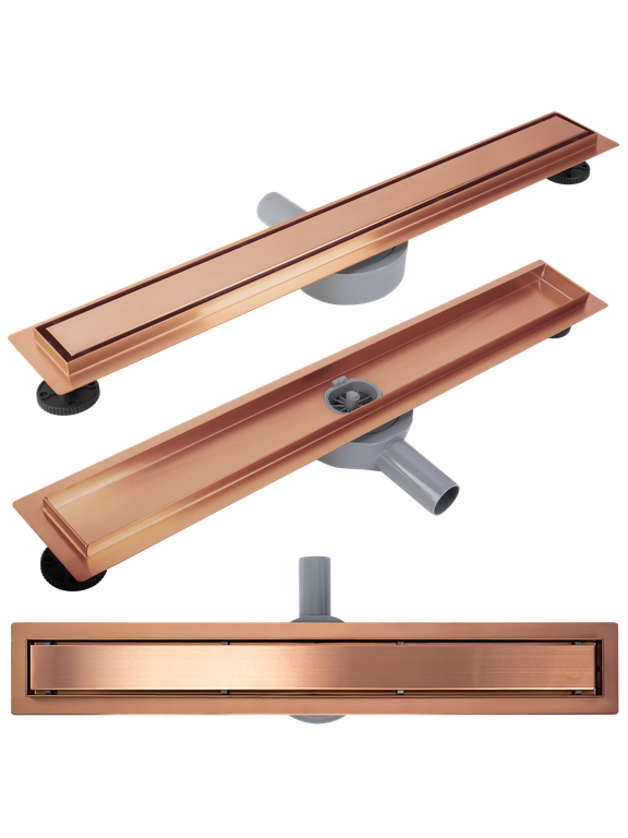 Odtokový žlab REA Neox pro Brushed Copper 70