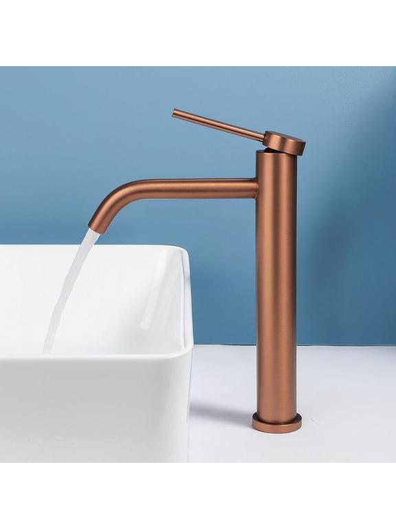 Bathroom faucet Rea CLIF Brush Copper HIGH