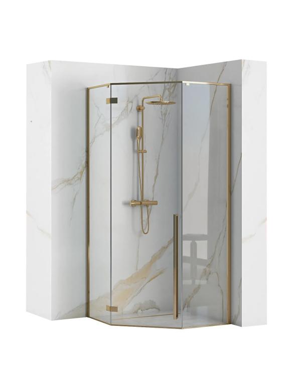 Dušikabiin Rea DIAMOND 90x90 GOLD
