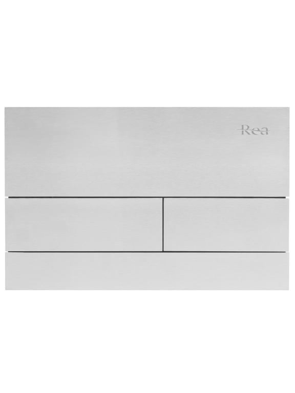 Vajutusnupp WC-eelse seinakomplekti jaoks K011A-Q Rea T Brush Steel