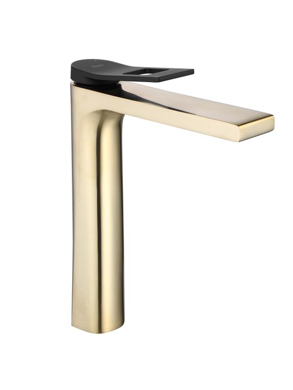 Waschbeckenarmatur REA Soul Gold mat black High
