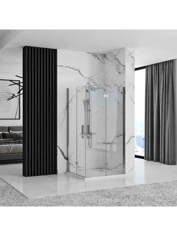 Kabina prysznicowa Rea Molier Chrome Double 90x90
