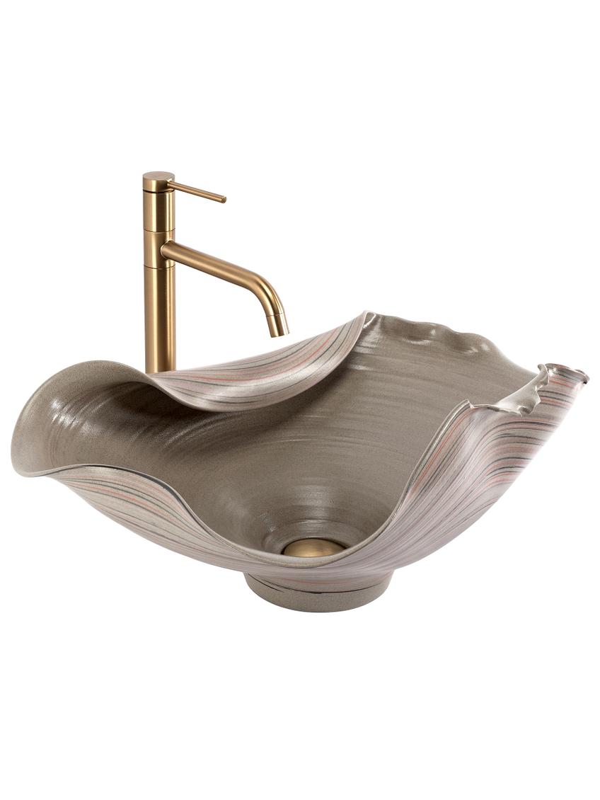 Ceramic Countertop Basin REA HM-17 Handmade ART