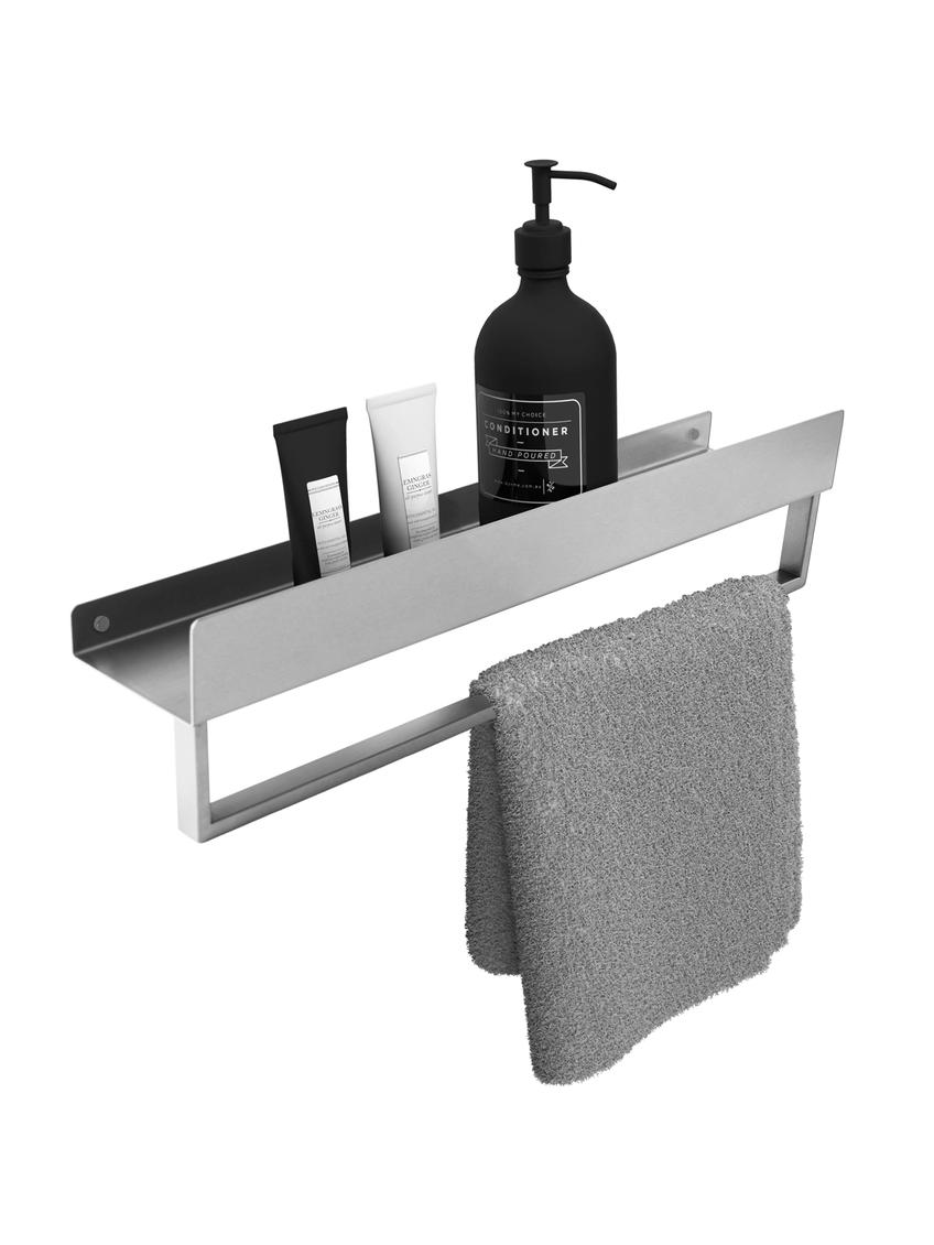 Półka łazienkowa wannowa SF01 45cm stal szczotkowana