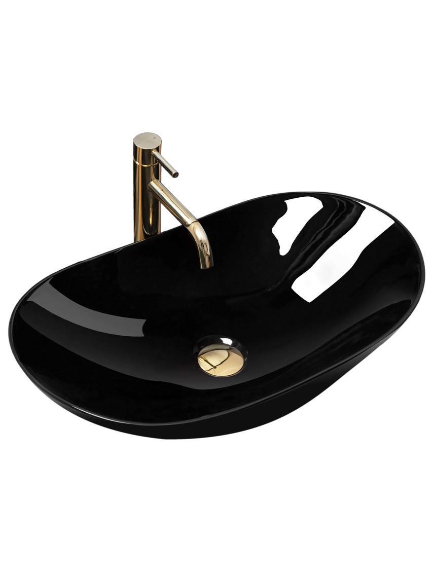 Umywalka Ceramiczna Nablatowa Royal 60 Black