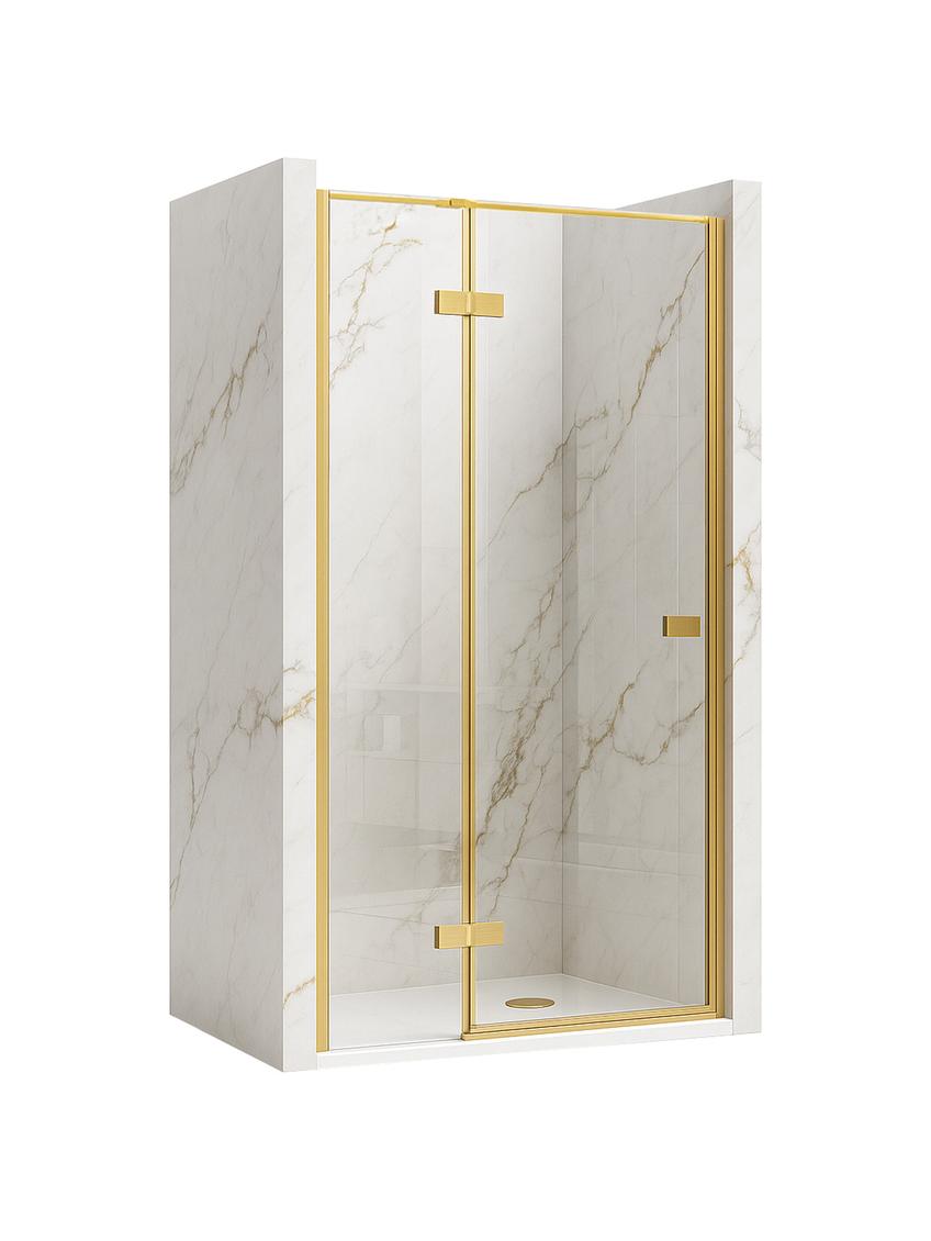Dušo durys Rea Atlas 120 Brush Gold