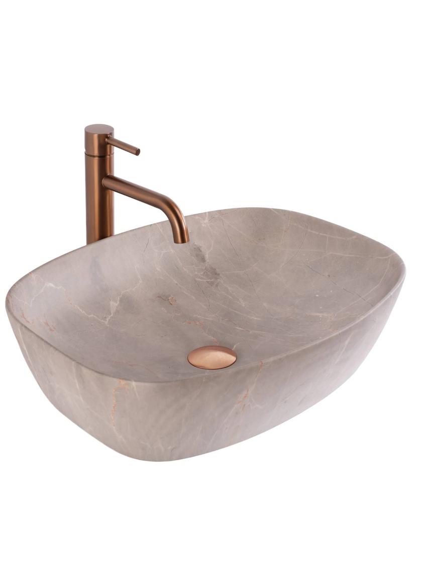 Umywalka nablatowa Rea Freja Beige