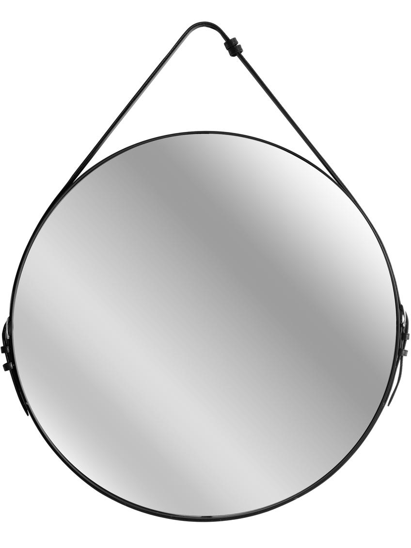 Lustro okrągłe czarne  60 cm TPJ-60B