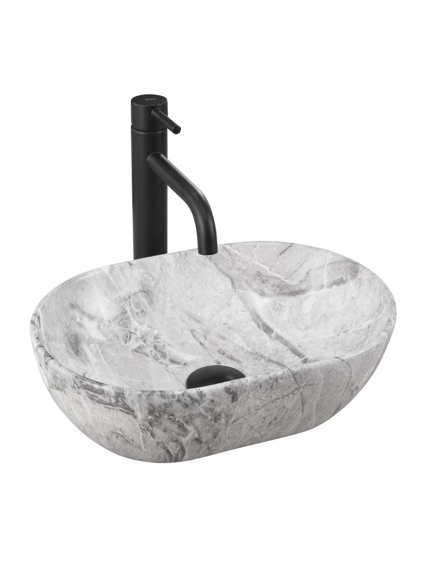Umywalka nablatowa Rea AMELIA MINI STONE MATT