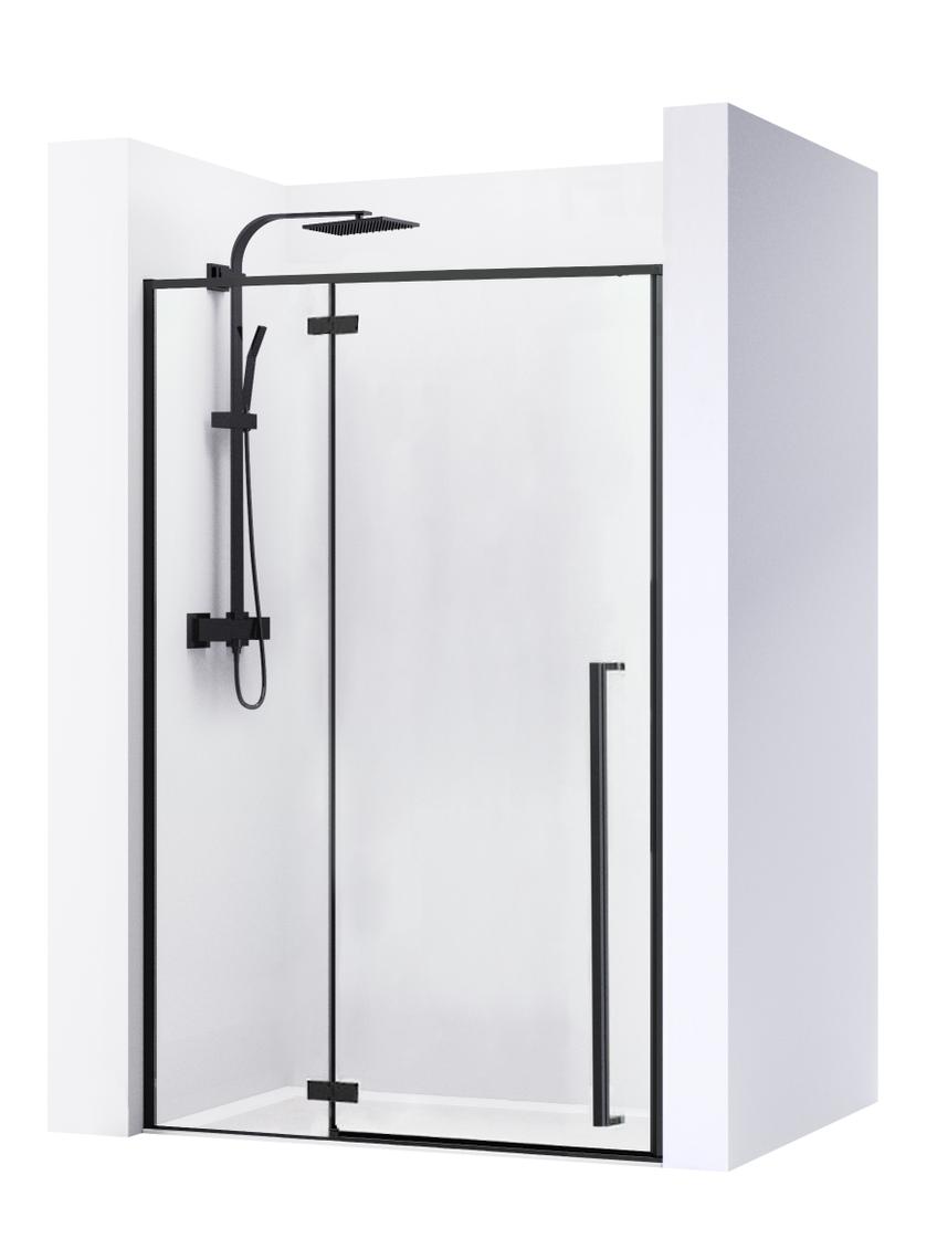 Drzwi prysznicowe FARGO BLACK MAT 110