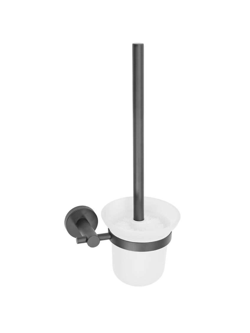 Szczotka WC GUN Czarna 322234A LEO