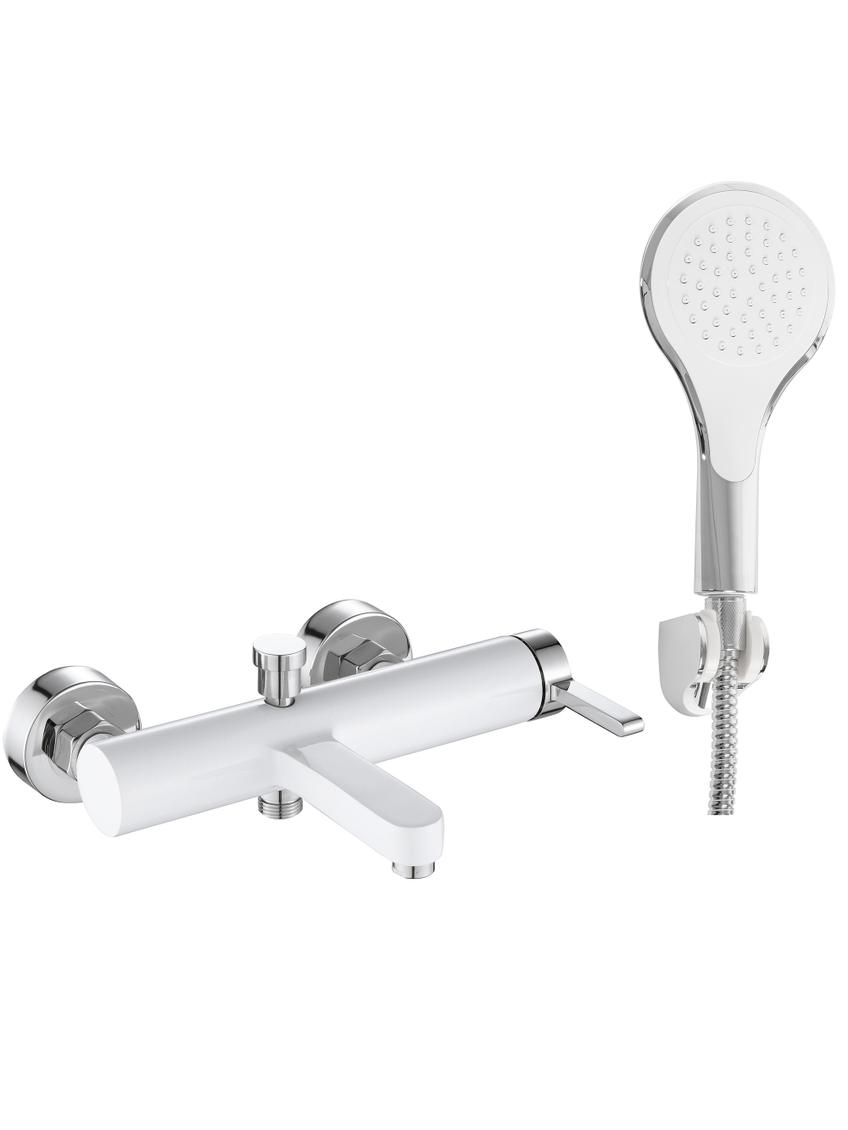 Bateria wannowa REA Polo biała Chrom