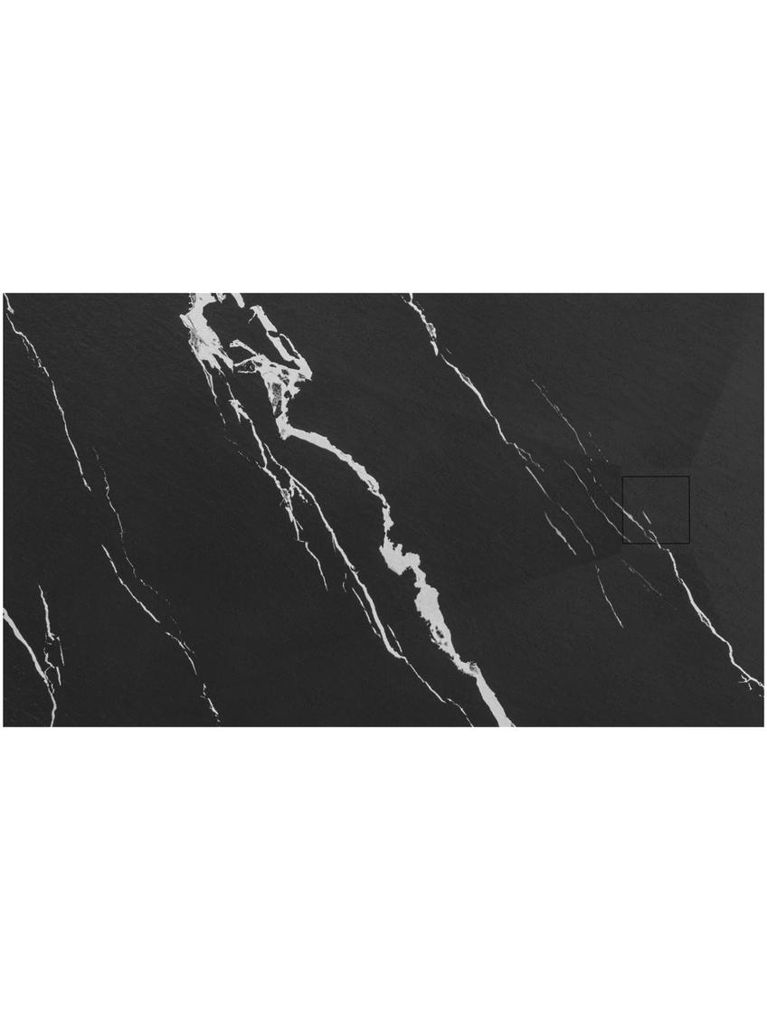 Brodzik prysznicowy Magnum CARRARA BLACK 90x120
