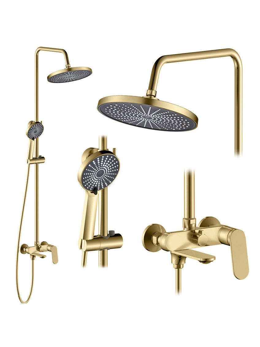 Σετ ντους REA Marco Brush Gold