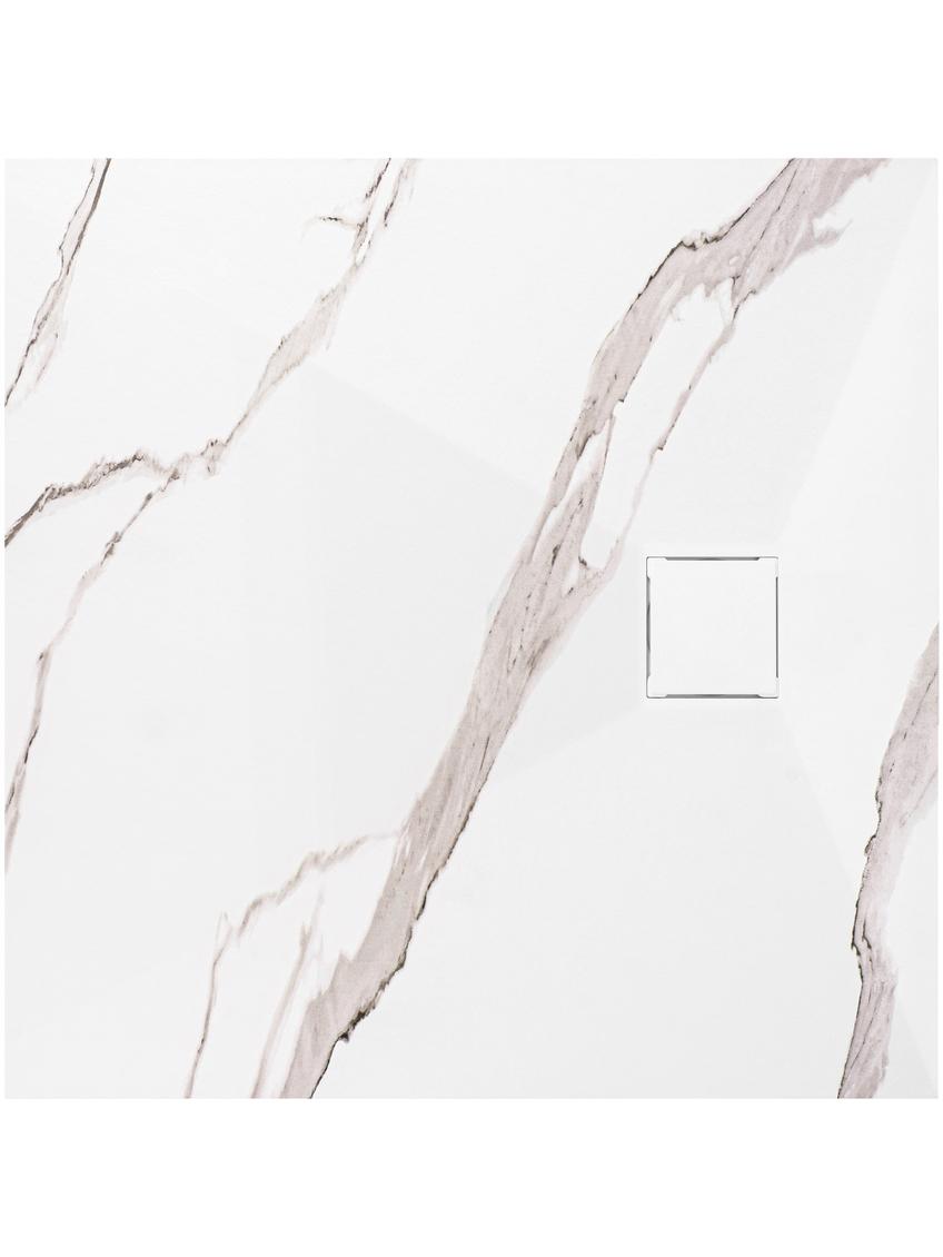 Brodzik prysznicowy Magnum CARRARA WHITE 90x90