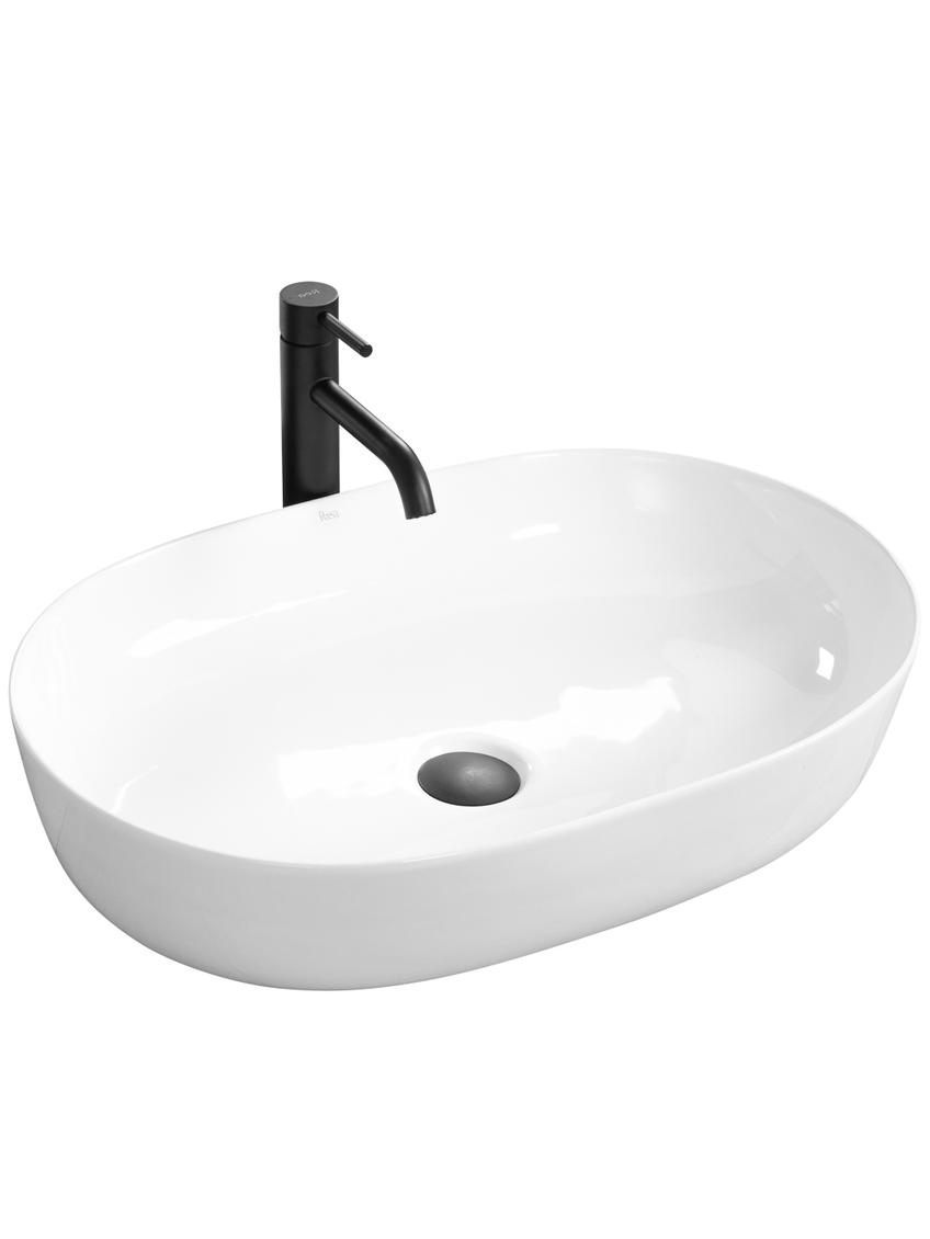 Umywalka nablatowa Rea Cleo 61 White