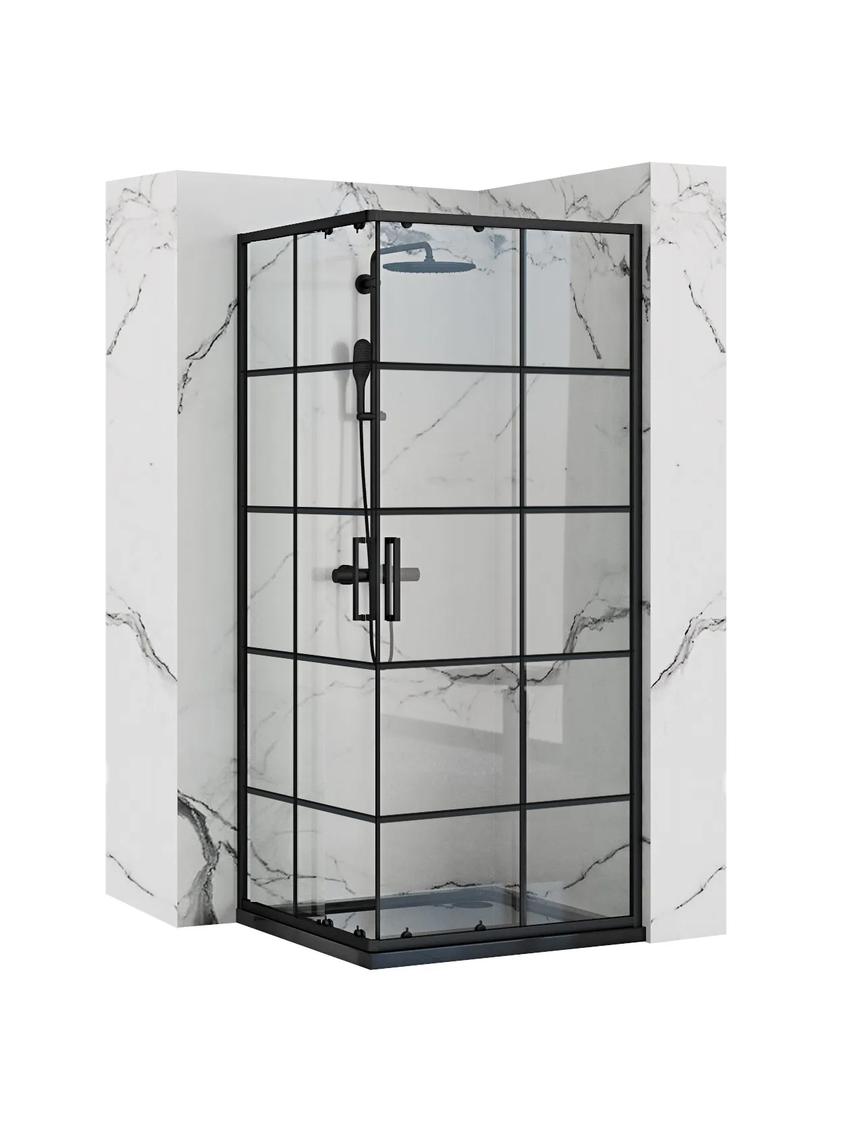 Kabina prysznicowa Rea Concept Black 90x90