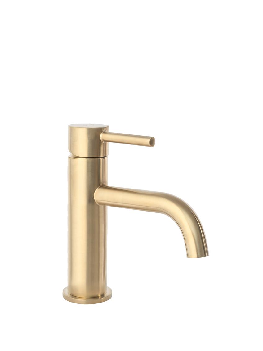 Βρύση χαμηλής λεκάνης REA LUNGO Gold Brushed
