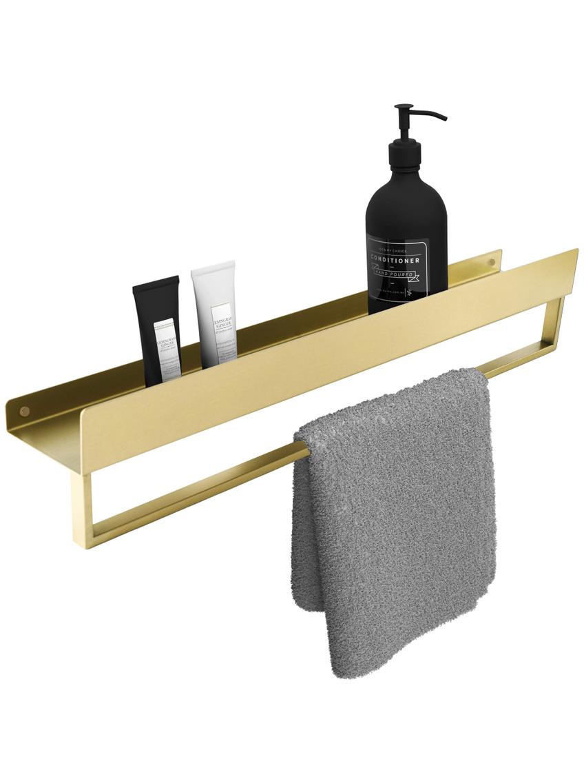 Półka łazienkowa wannowa SF01 60cm złota szczotkowana