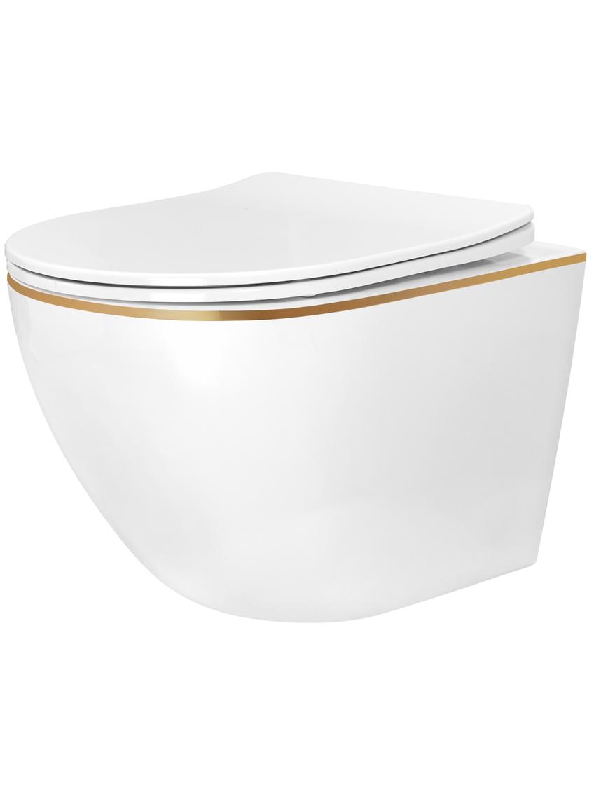Misa WC podwieszana Rea Carlo Mini Tornado NFQ GOLD EDGE