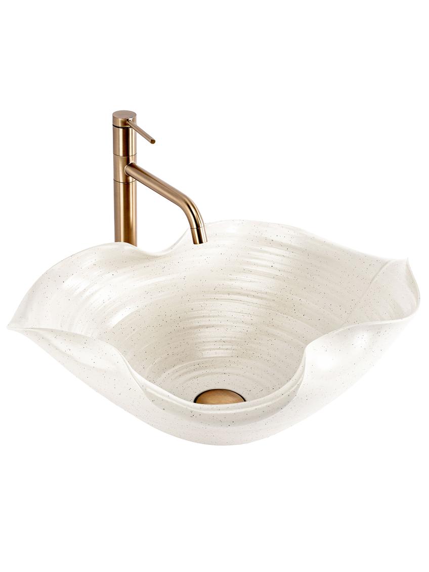 Ceramic Countertop Basin REA HM-02 Handmade ART