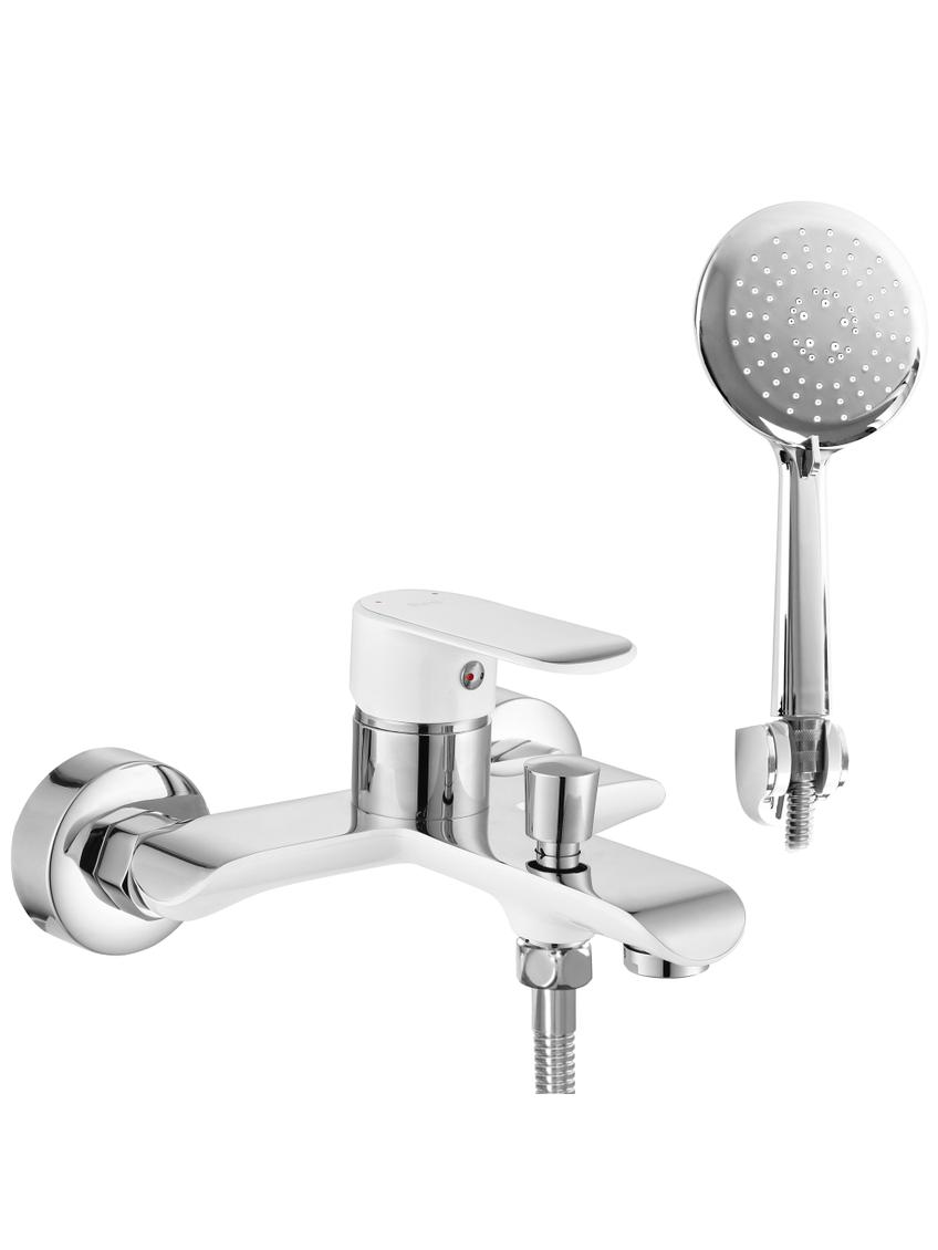 Bateria wannowa REA BLOOM biała chrom