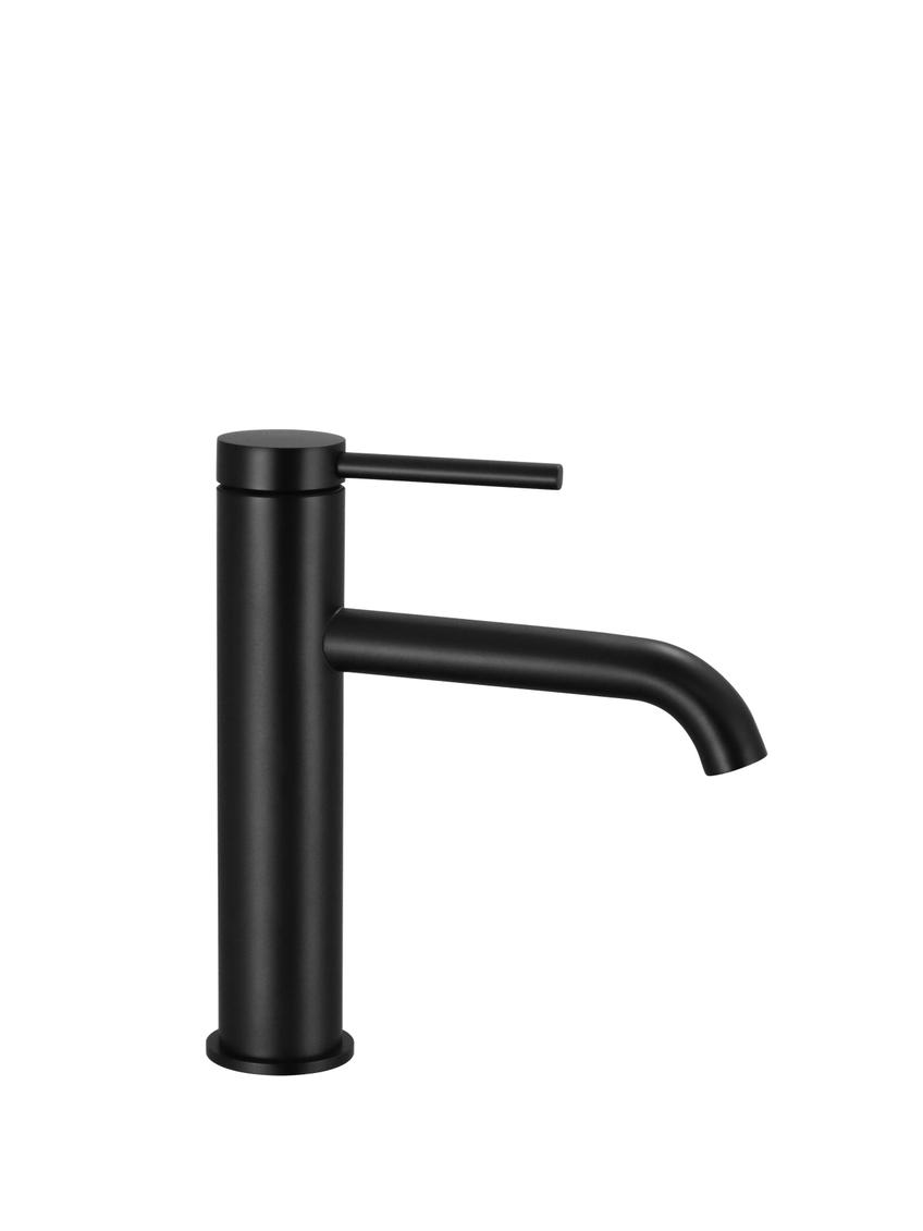 Bateria umywalkowa REA CLIF CZARNA NISKA