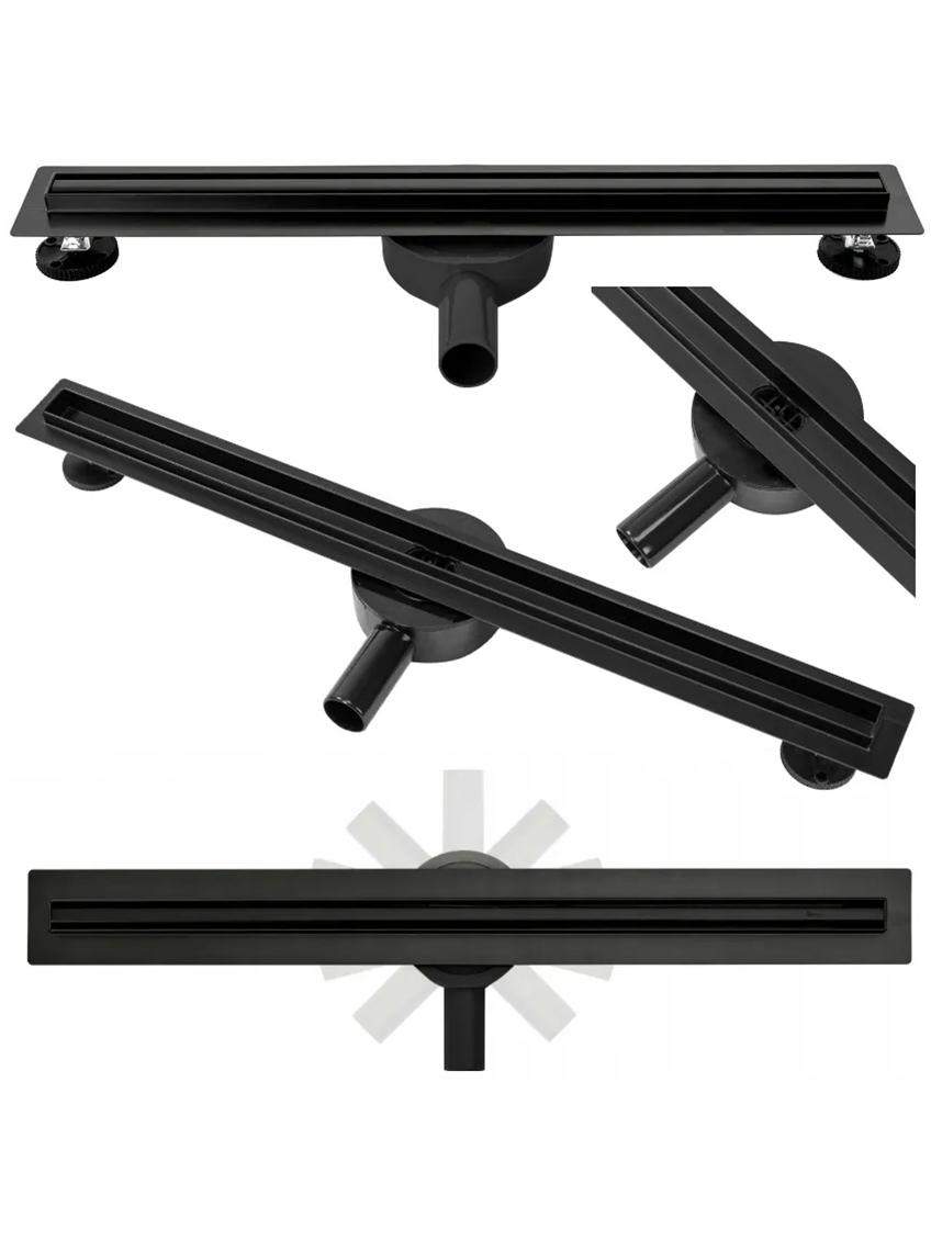 Odpływ Liniowy REA NEO SLIM PRO Czarny 80