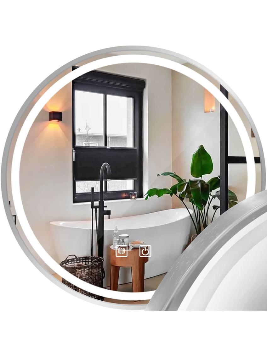 ΚΑΘΡΕΦΤΗΣ ΤΟΙΧΟΥ LED 60cm MMJ BRUSH SILVER
