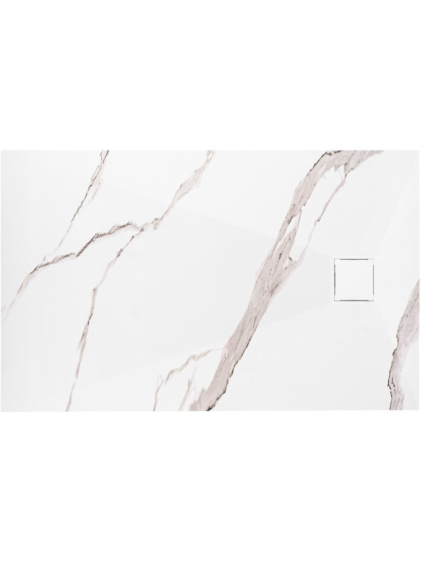 Brodzik prysznicowy Magnum CARRARA WHITE 80x100