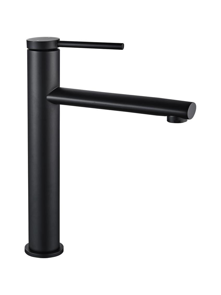 Bateria Umywalkowa REA OVAL Czarna Wysoka