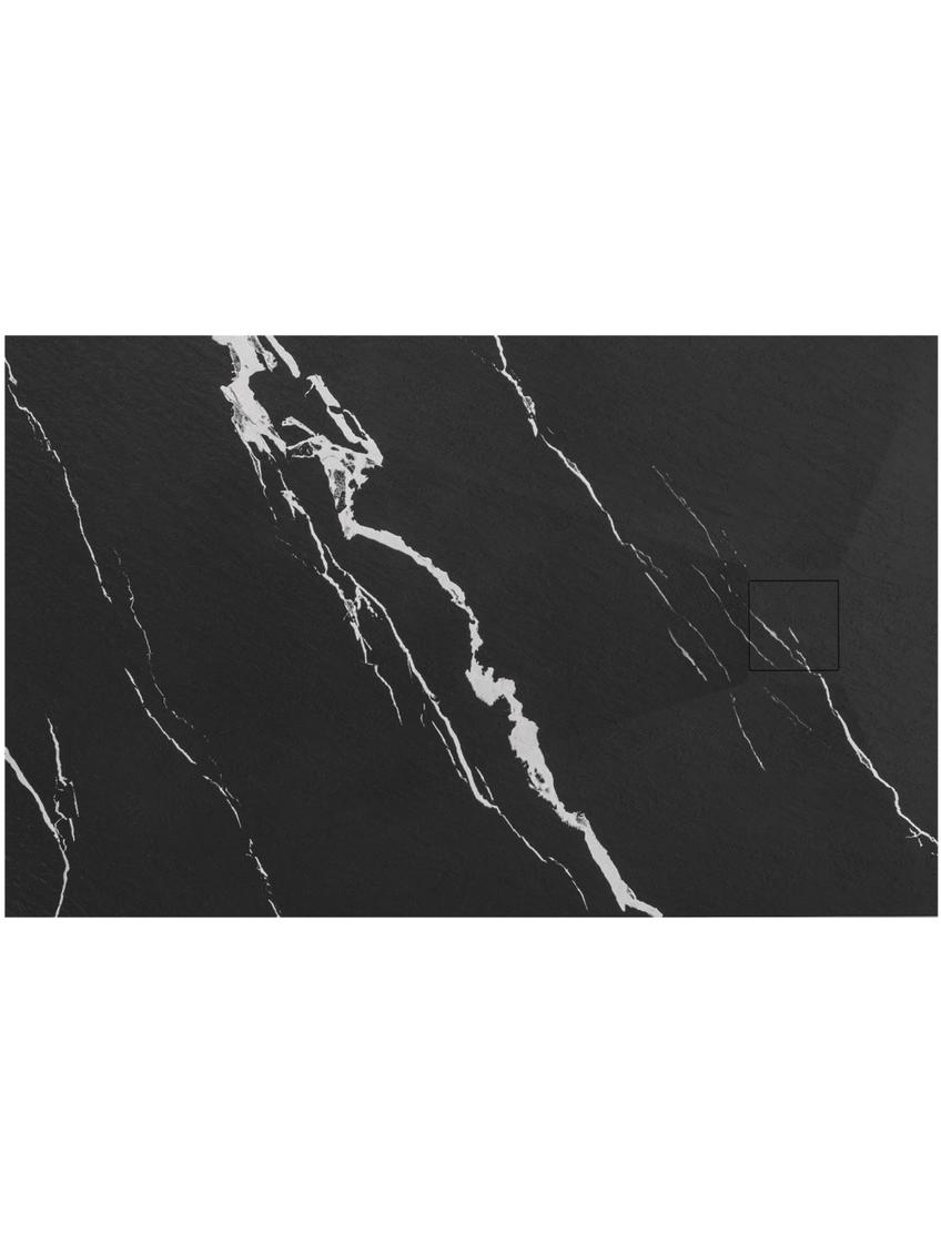 Brodzik prysznicowy Magnum CARRARA BLACK 80x100