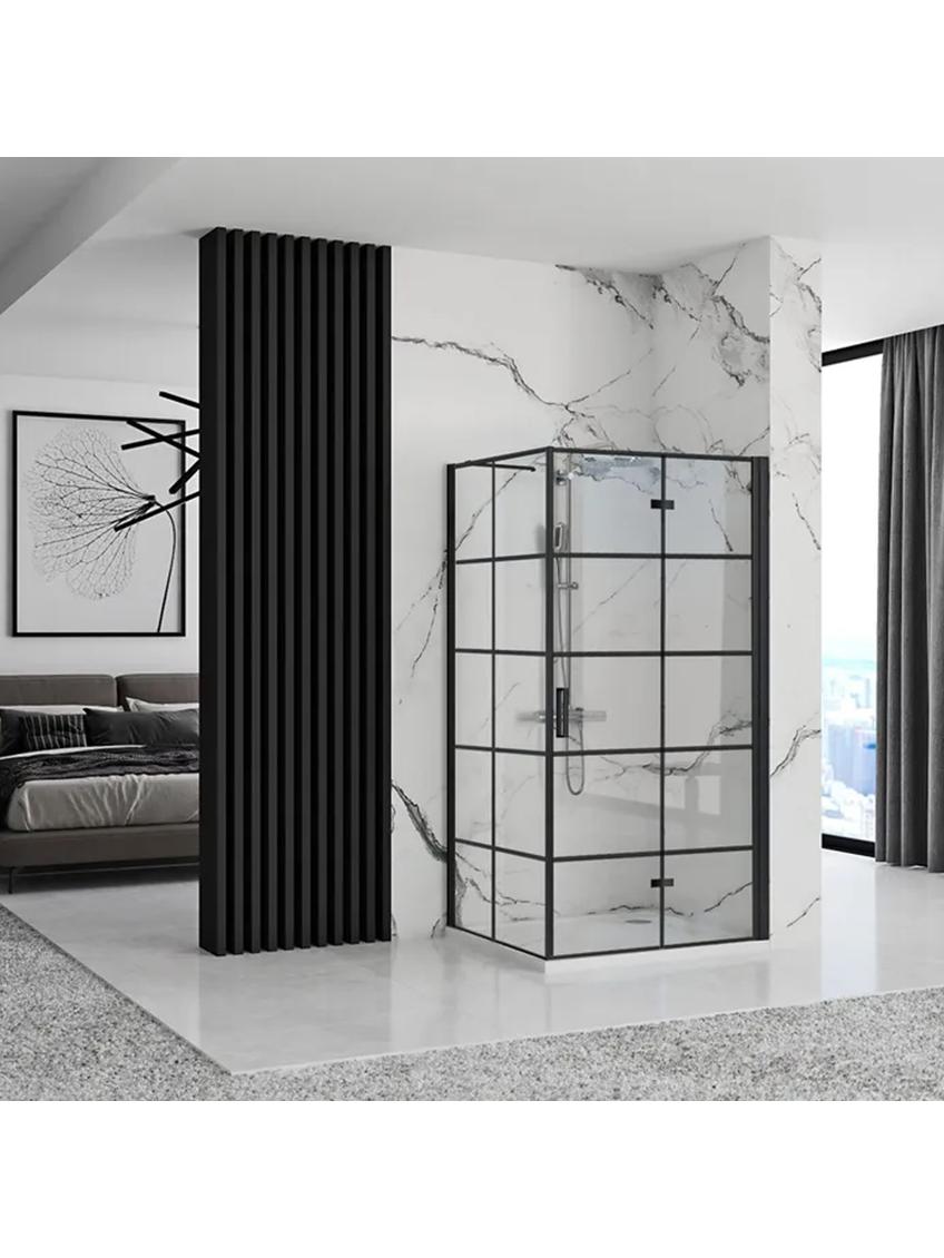 Kabina prysznicowa Rea Molier Black 100x90