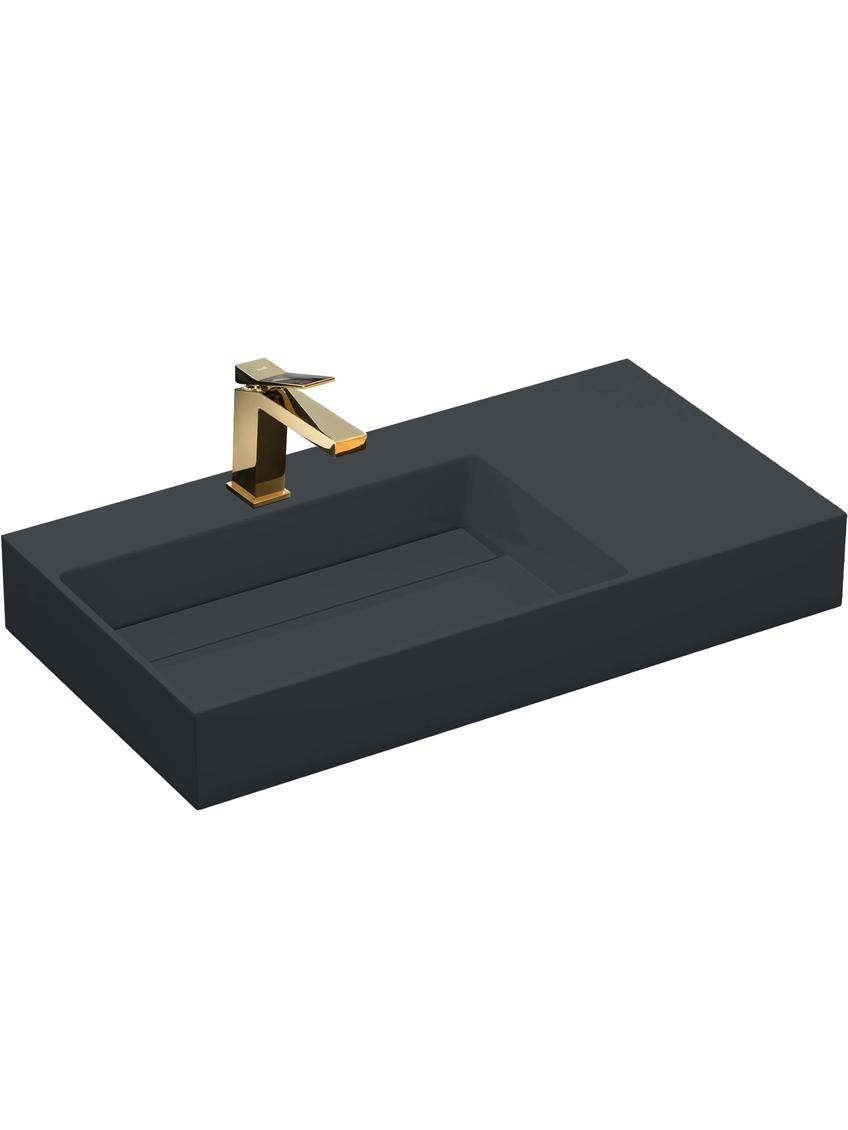 Umywalka konglomeratowa Archi 90 CM Szary mat