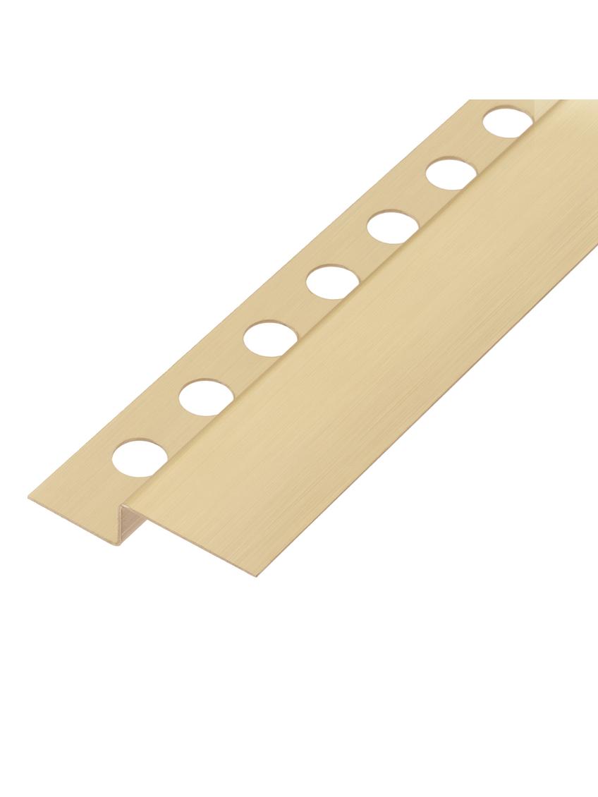 Listwa brodzikowa czołowa 130cm Złota Szczotkowana