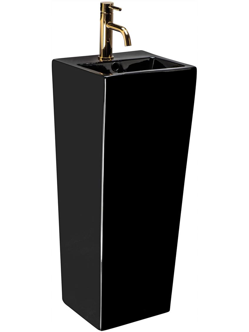 Umywalka ceramiczna wolnostojąca Kamila Black