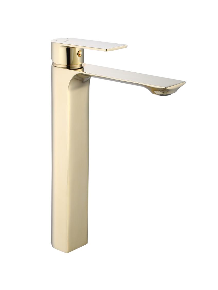 Βρύση νιπτήρα REA URBAN Gold Gold High
